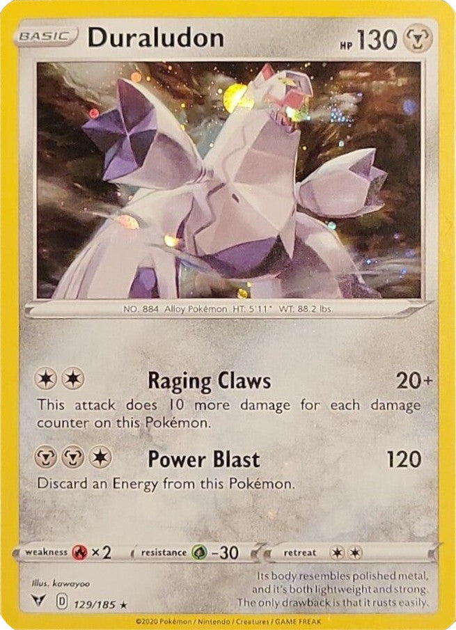 Duraludon (129/185) (Cosmos Holo) [Sword & Shield: Vivid Voltage] | Jomio and Rueliete's Cards and Comics