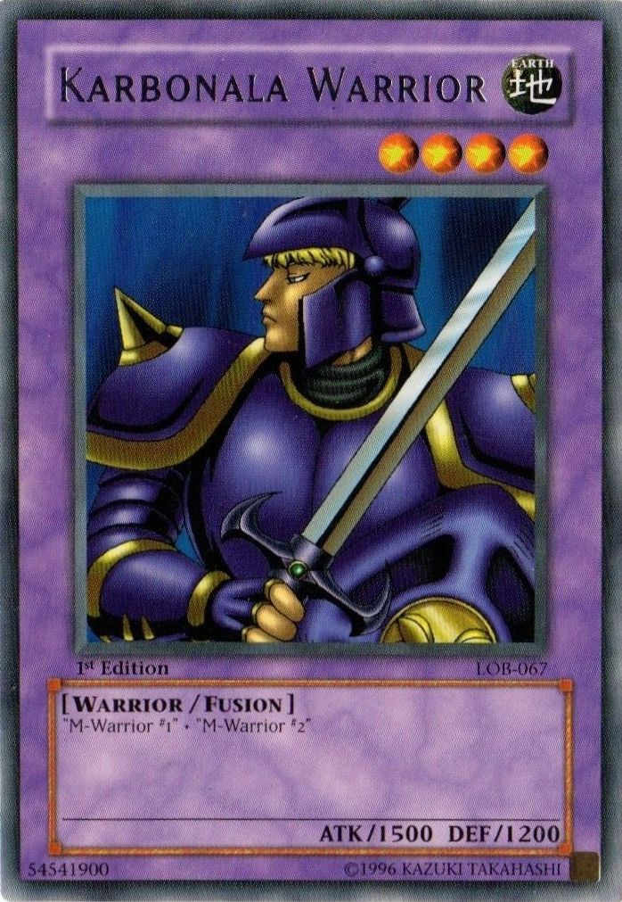 Karbonala Warrior [LOB-067] Rare | Jomio and Rueliete's Cards and Comics