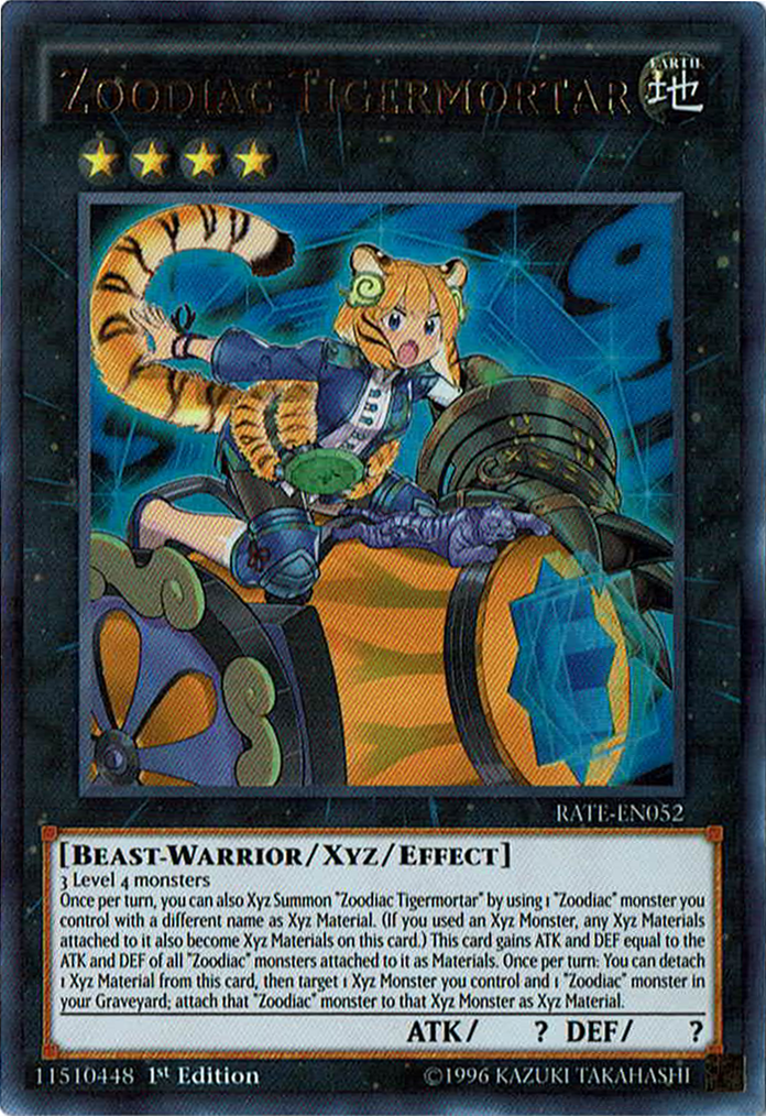 Zoodiac Tigermortar [RATE-EN052] Ultra Rare | Jomio and Rueliete's Cards and Comics