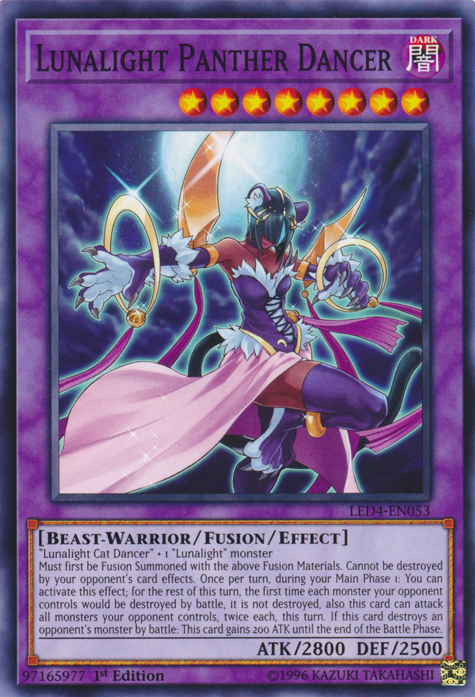 Lunalight Panther Dancer [LED4-EN053] Common | Jomio and Rueliete's Cards and Comics