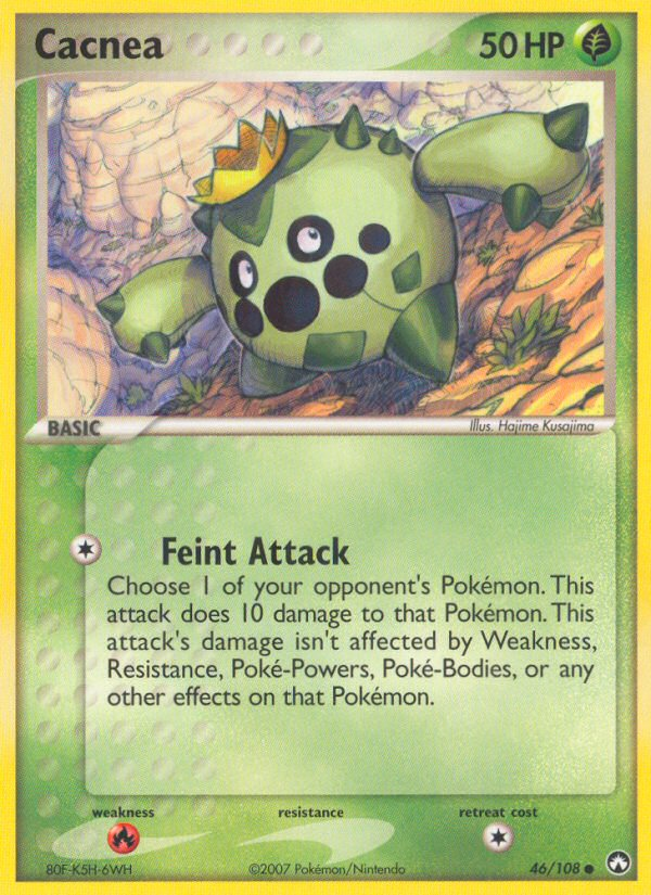Cacnea (46/108) [EX: Power Keepers] | Jomio and Rueliete's Cards and Comics