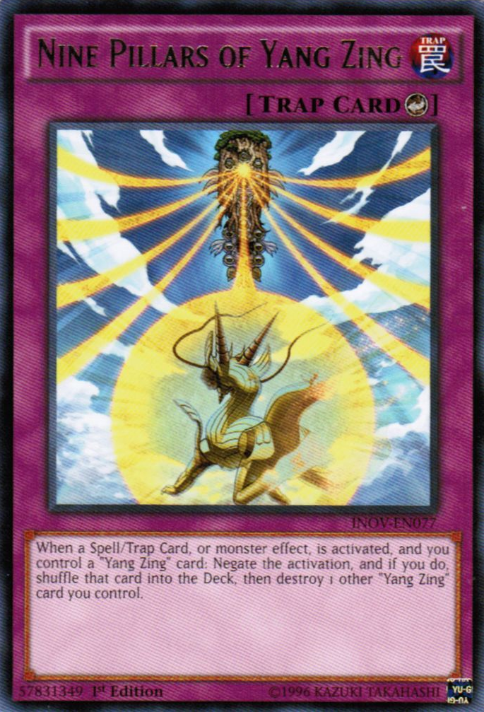 Nine Pillars of Yang Zing [INOV-EN077] Rare | Jomio and Rueliete's Cards and Comics
