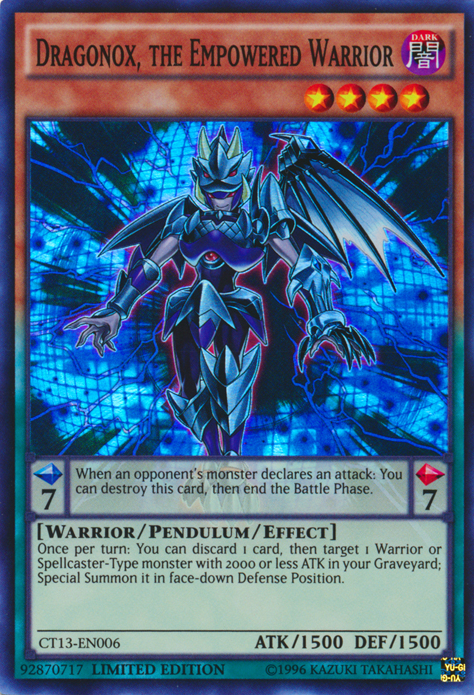 Dragonox, the Empowered Warrior [CT13-EN006] Super Rare | Jomio and Rueliete's Cards and Comics