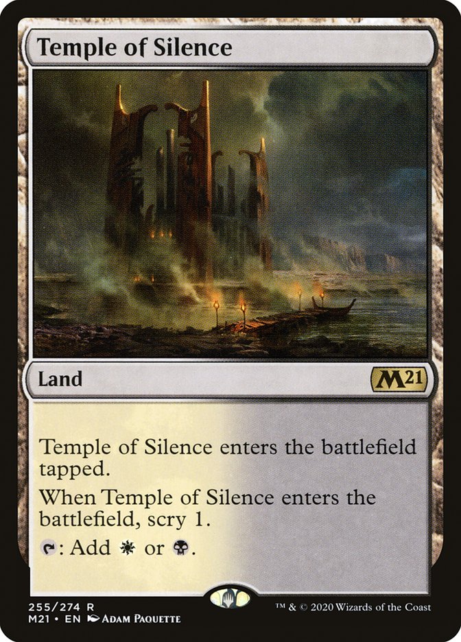 Temple of Silence [Core Set 2021] | Jomio and Rueliete's Cards and Comics