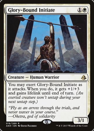 Glory-Bound Initiate [Amonkhet] | Jomio and Rueliete's Cards and Comics