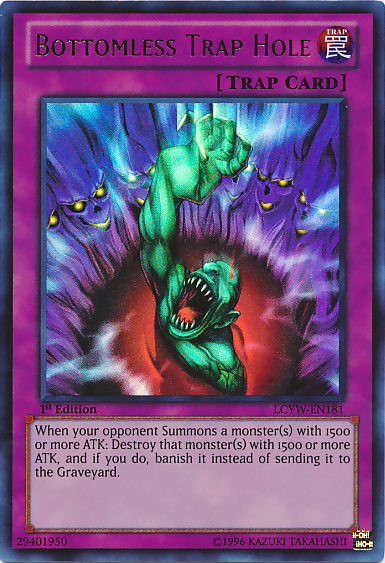 Bottomless Trap Hole [LCYW-EN181] Ultra Rare | Jomio and Rueliete's Cards and Comics