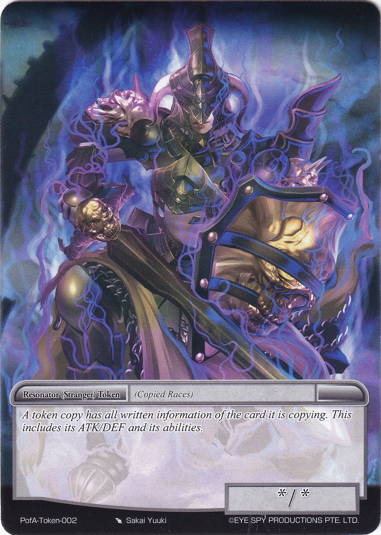 Stranger Token (PofA Token-002) [Alice Origin IV: Prologue of Attoractia] | Jomio and Rueliete's Cards and Comics