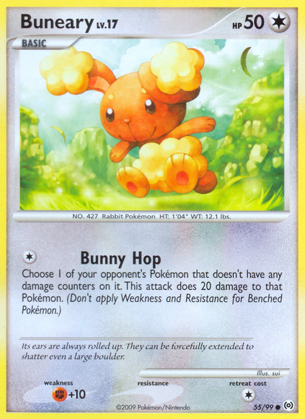 Buneary (55/99) [Platinum: Arceus] | Jomio and Rueliete's Cards and Comics