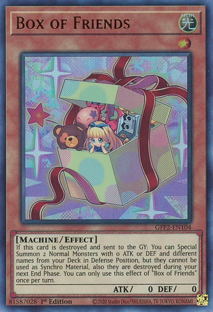 Box of Friends [GFP2-EN104] Ultra Rare | Jomio and Rueliete's Cards and Comics