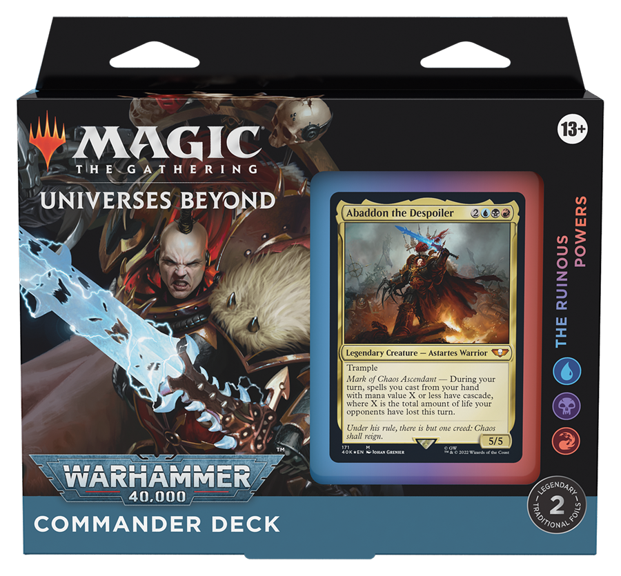 Warhammer 40,000 - Commander Deck (The Ruinous Powers) | Jomio and Rueliete's Cards and Comics