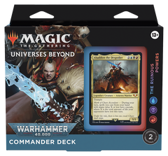 Warhammer 40,000 - Commander Deck (The Ruinous Powers) | Jomio and Rueliete's Cards and Comics