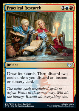 Practical Research [Strixhaven: School of Mages] | Jomio and Rueliete's Cards and Comics