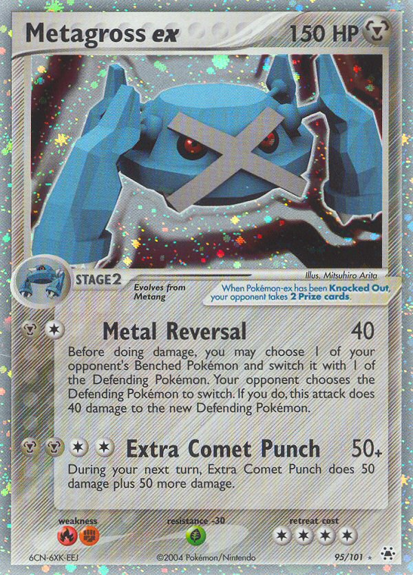 Metagross ex (95/101) [EX: Hidden Legends] | Jomio and Rueliete's Cards and Comics