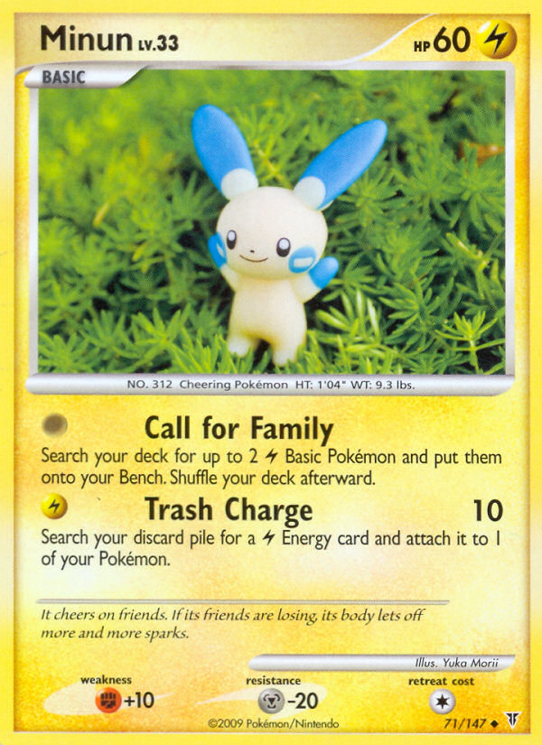 Minun (71/147) [Platinum: Supreme Victors] | Jomio and Rueliete's Cards and Comics