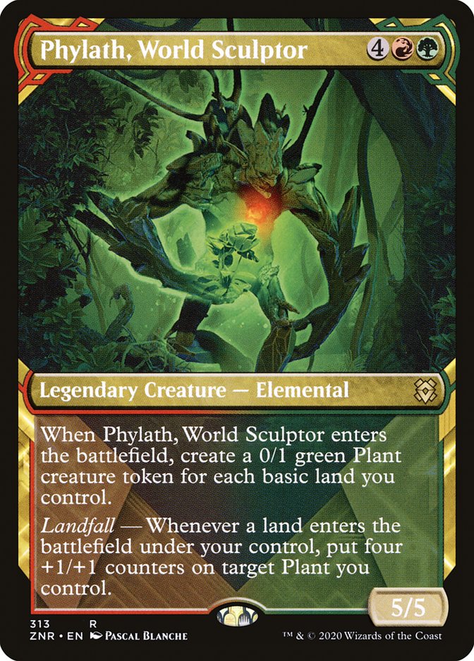Phylath, World Sculptor (Showcase) [Zendikar Rising] | Jomio and Rueliete's Cards and Comics