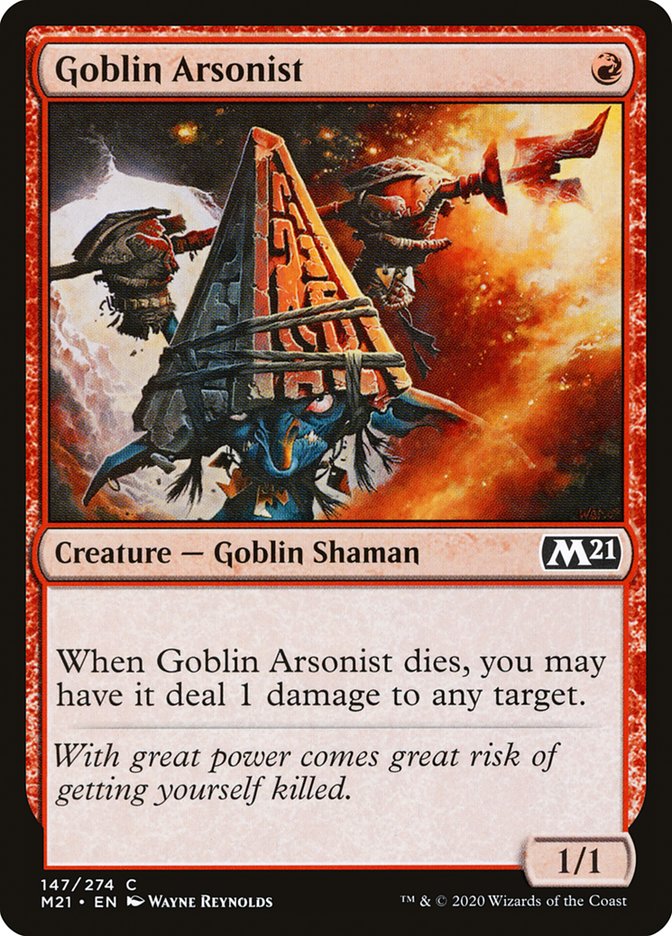 Goblin Arsonist [Core Set 2021] | Jomio and Rueliete's Cards and Comics