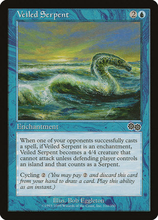 Veiled Serpent [Urza's Saga] | Jomio and Rueliete's Cards and Comics