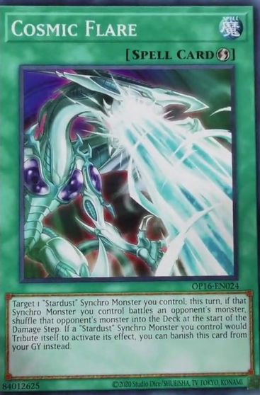 Cosmic Flare [OP16-EN024] Common | Jomio and Rueliete's Cards and Comics