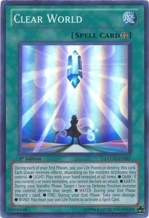 Clear World [LCGX-EN217] Super Rare | Jomio and Rueliete's Cards and Comics
