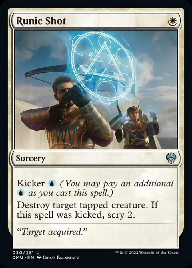 Runic Shot [Dominaria United] | Jomio and Rueliete's Cards and Comics