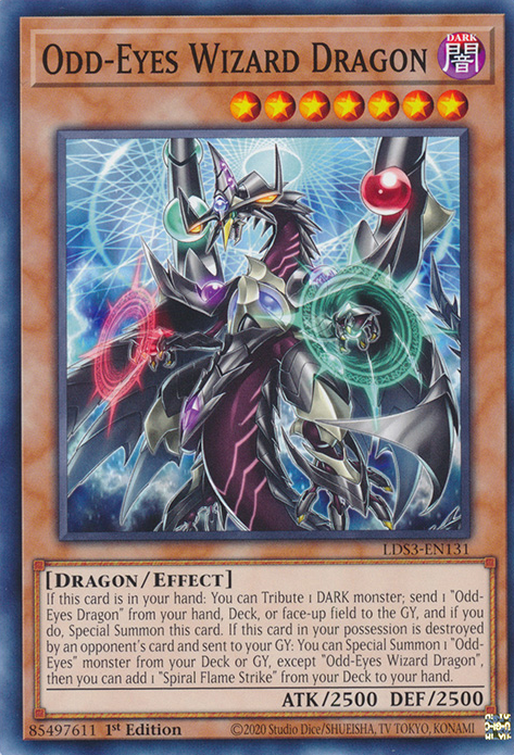 Odd-Eyes Wizard Dragon [LDS3-EN131] Common | Jomio and Rueliete's Cards and Comics