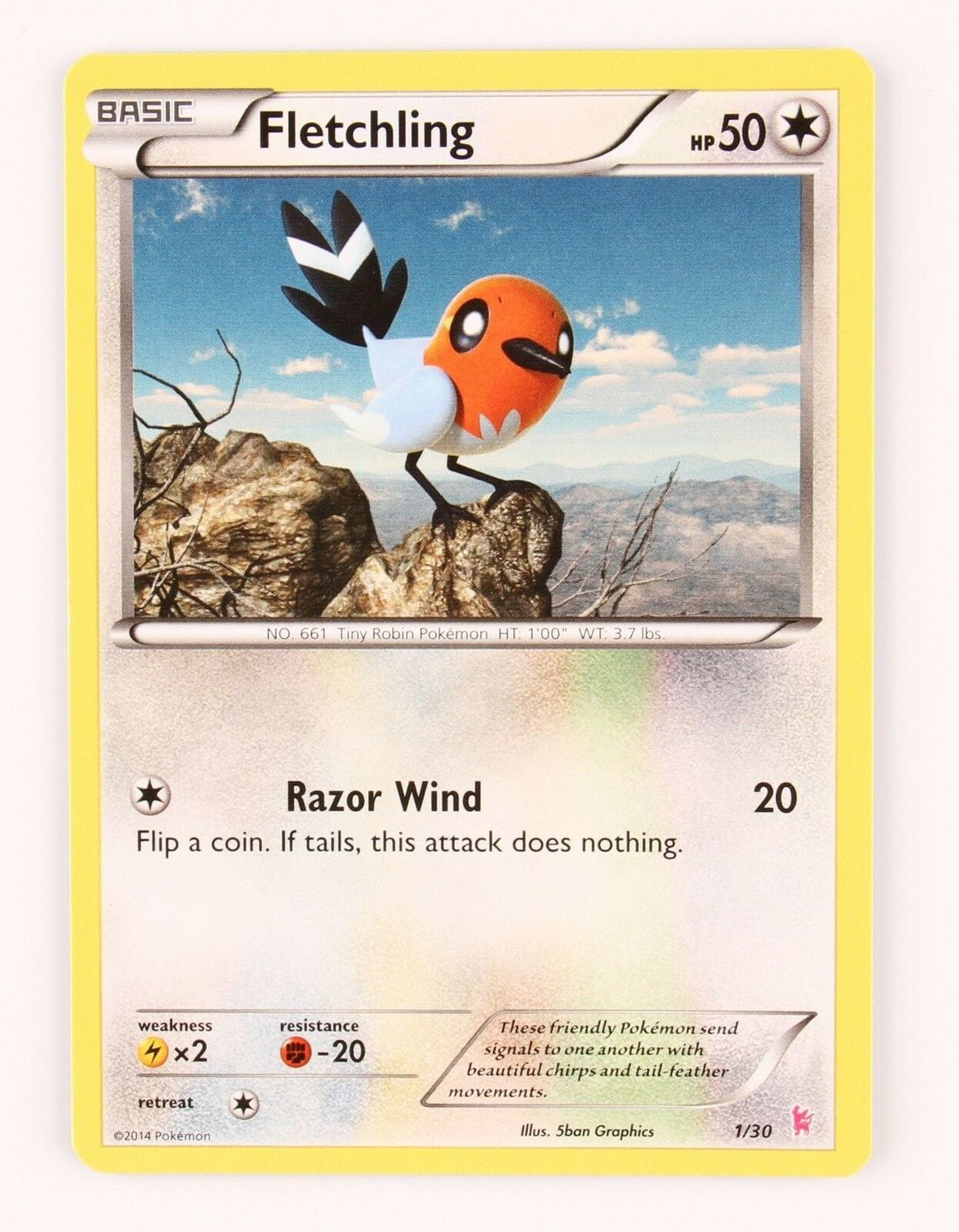 Fletchling (1/30) [XY: Trainer Kit - Sylveon] | Jomio and Rueliete's Cards and Comics