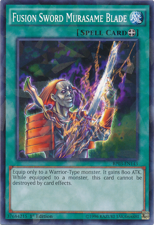 Fusion Sword Murasame Blade (Shatterfoil) [BP03-EN143] Common | Jomio and Rueliete's Cards and Comics
