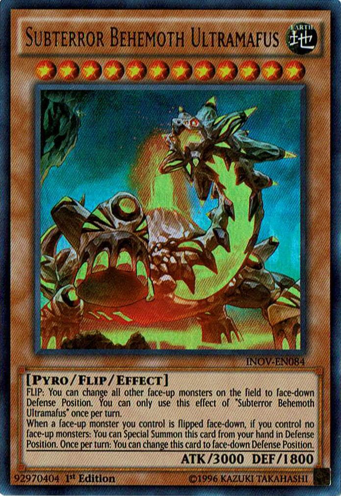 Subterror Behemoth Ultramafus [INOV-EN084] Ultra Rare | Jomio and Rueliete's Cards and Comics