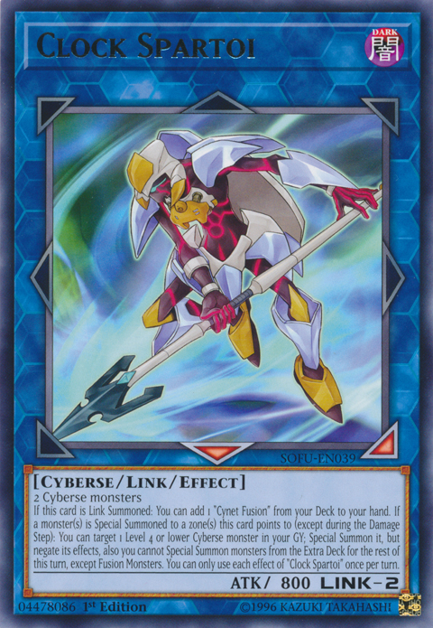 Clock Spartoi [SOFU-EN039] Rare | Jomio and Rueliete's Cards and Comics