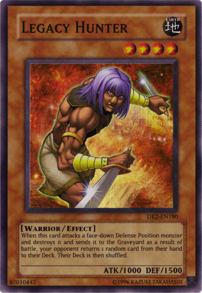 Legacy Hunter [DR2-EN180] Super Rare | Jomio and Rueliete's Cards and Comics
