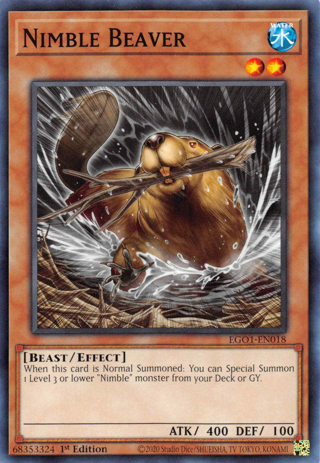 Nimble Beaver [EGO1-EN018] Common | Jomio and Rueliete's Cards and Comics