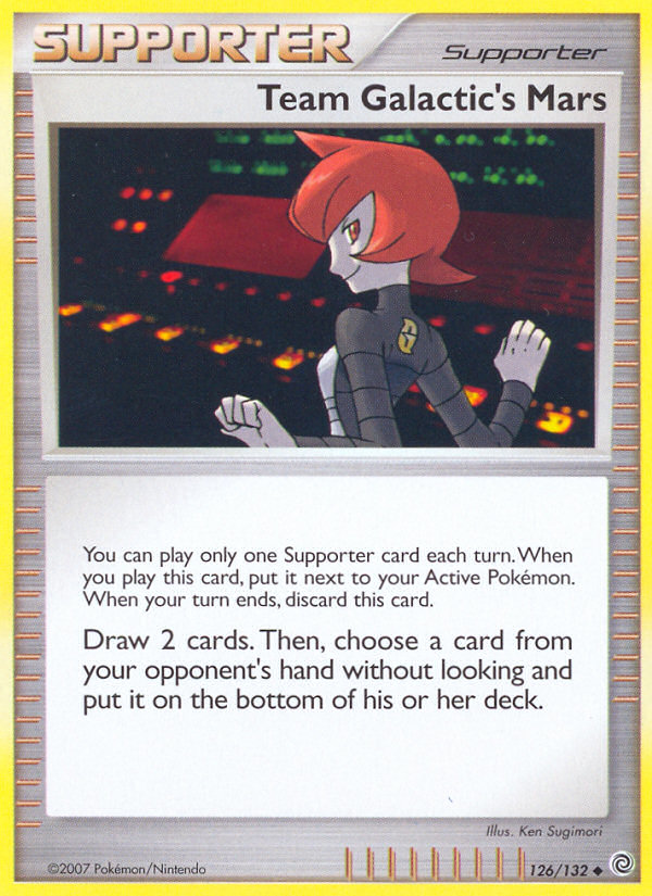 Team Galactic's Mars (126/132) [Diamond & Pearl: Secret Wonders] | Jomio and Rueliete's Cards and Comics