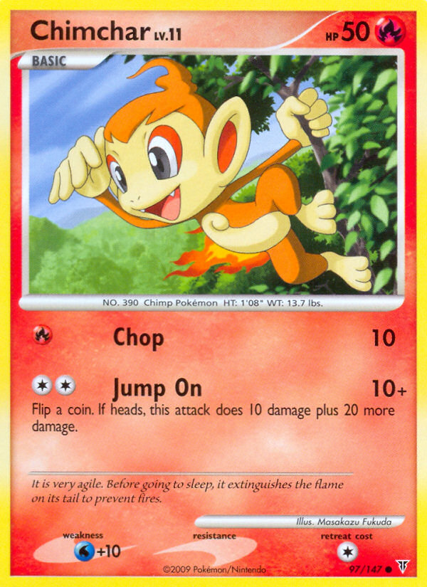 Chimchar (97/147) [Platinum: Supreme Victors] | Jomio and Rueliete's Cards and Comics
