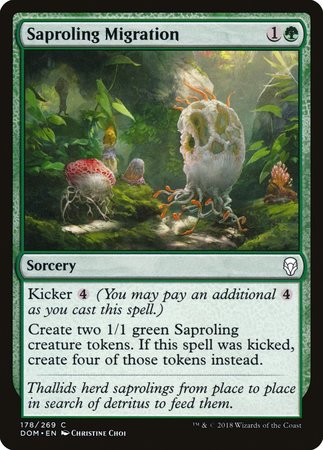 Saproling Migration [Dominaria] | Jomio and Rueliete's Cards and Comics