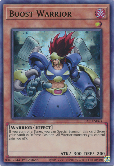 Boost Warrior [BLAR-EN063] Ultra Rare | Jomio and Rueliete's Cards and Comics