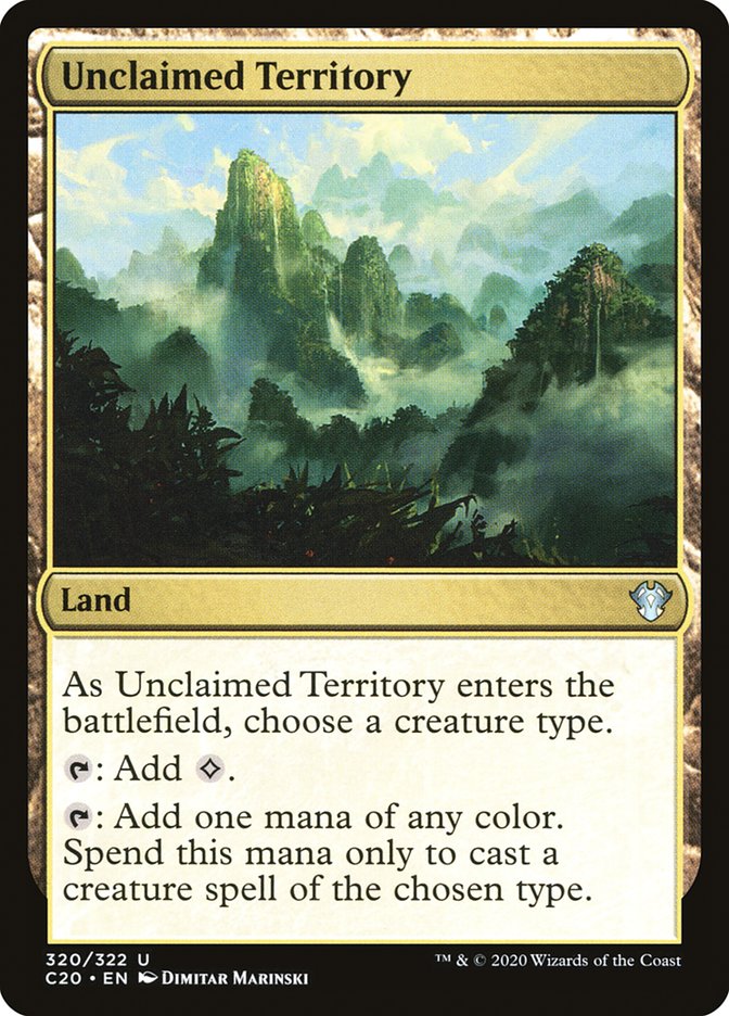 Unclaimed Territory [Commander 2020] | Jomio and Rueliete's Cards and Comics