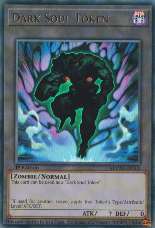 Dark Soul Token [MAMA-EN102] Ultra Rare | Jomio and Rueliete's Cards and Comics