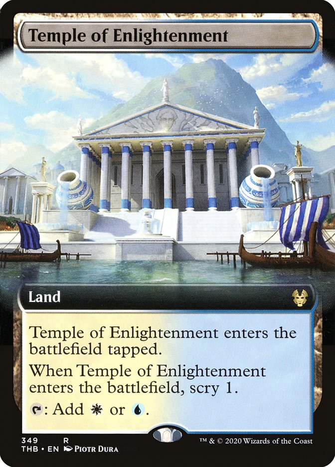 Temple of Enlightenment (Extended Art) [Theros Beyond Death] | Jomio and Rueliete's Cards and Comics