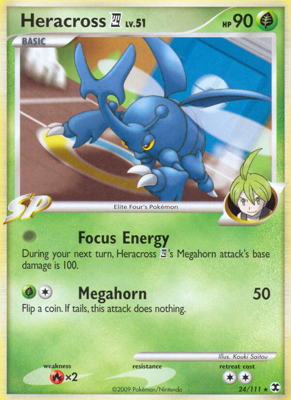 Heracross (24/111) [Platinum: Rising Rivals] | Jomio and Rueliete's Cards and Comics
