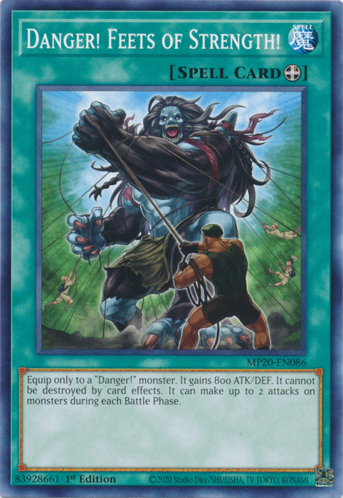 Danger! Feets of Strength! [MP20-EN086] Common | Jomio and Rueliete's Cards and Comics