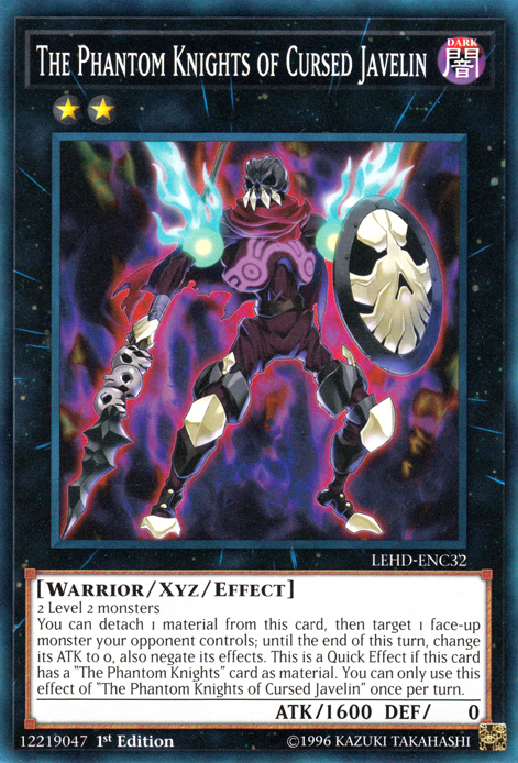 The Phantom Knights of Cursed Javelin [LEHD-ENC32] Common | Jomio and Rueliete's Cards and Comics