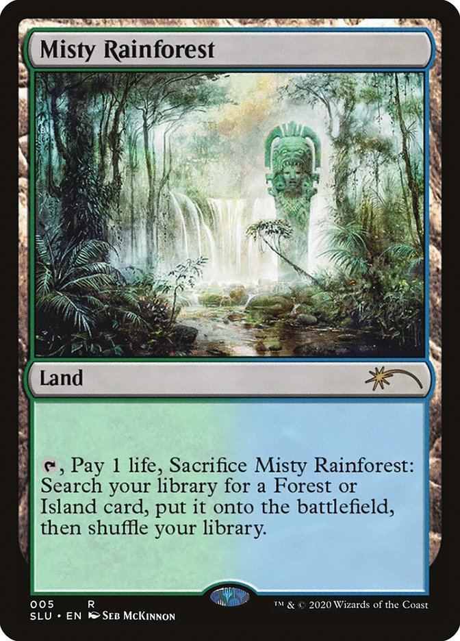 Misty Rainforest [Secret Lair: Ultimate Edition] | Jomio and Rueliete's Cards and Comics