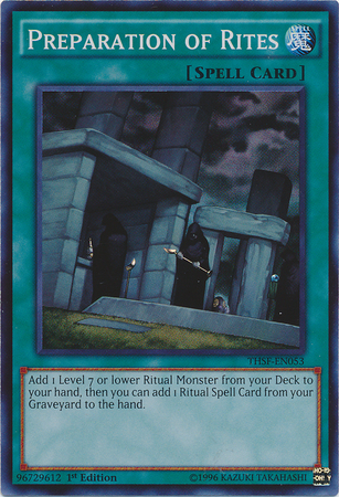 Preparation of Rites [THSF-EN053] Super Rare | Jomio and Rueliete's Cards and Comics