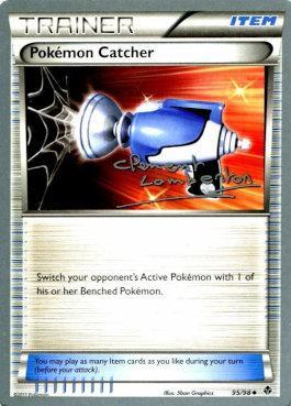 Pokemon Catcher (95/98) (Anguille Sous Roche - Clement Lamberton) [World Championships 2013] | Jomio and Rueliete's Cards and Comics