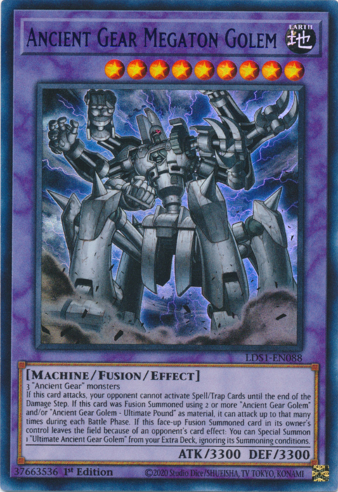 Ancient Gear Megaton Golem (Purple) [LDS1-EN088] Ultra Rare | Jomio and Rueliete's Cards and Comics