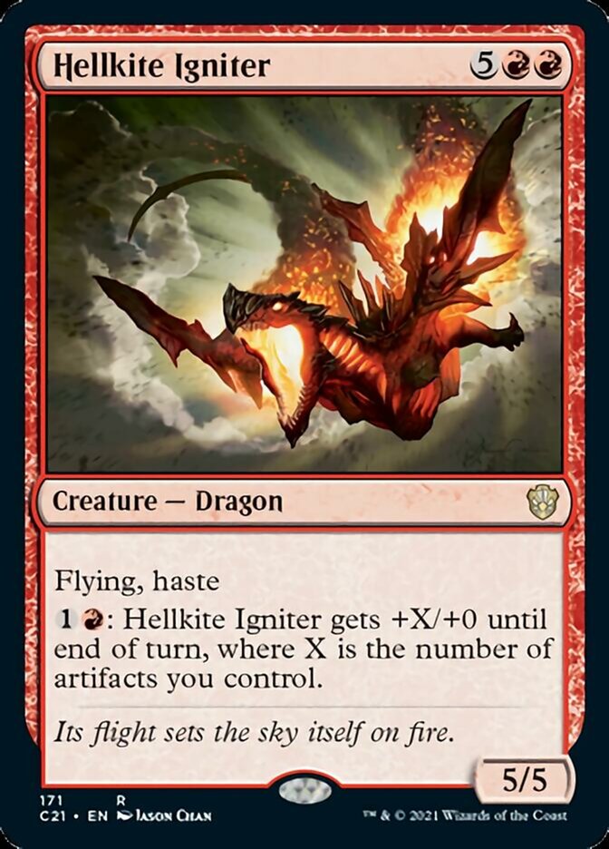 Hellkite Igniter [Commander 2021] | Jomio and Rueliete's Cards and Comics
