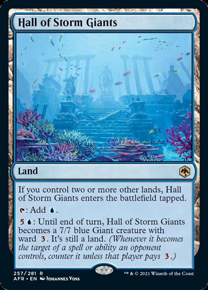 Hall of Storm Giants [Dungeons & Dragons: Adventures in the Forgotten Realms] | Jomio and Rueliete's Cards and Comics