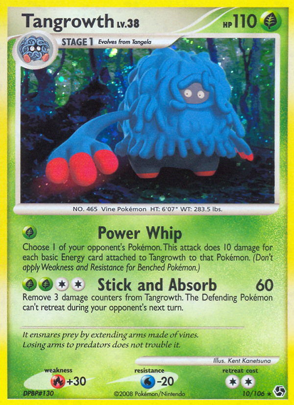 Tangrowth (10/106) [Diamond & Pearl: Great Encounters] | Jomio and Rueliete's Cards and Comics