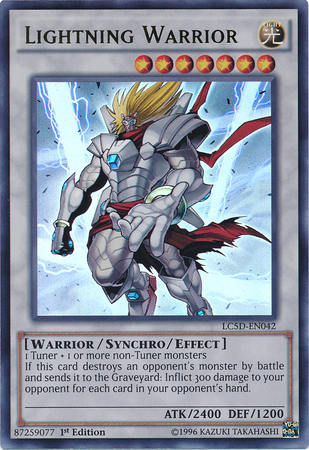 Lightning Warrior [LC5D-EN042] Ultra Rare | Jomio and Rueliete's Cards and Comics