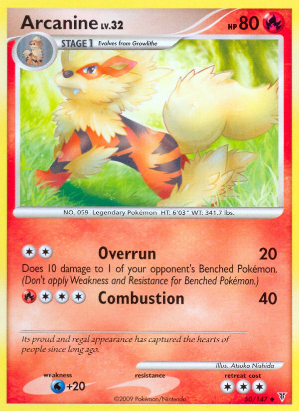 Arcanine (50/147) [Platinum: Supreme Victors] | Jomio and Rueliete's Cards and Comics